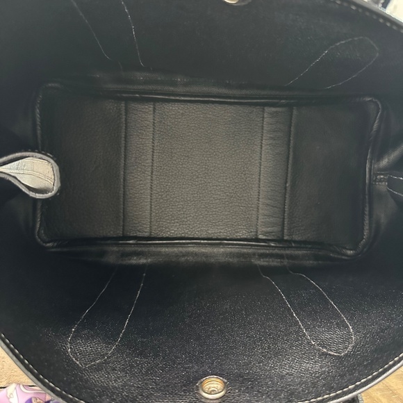 Hermes Garden Party Black Coated Canvas 36 cm - Picture 4 of 15